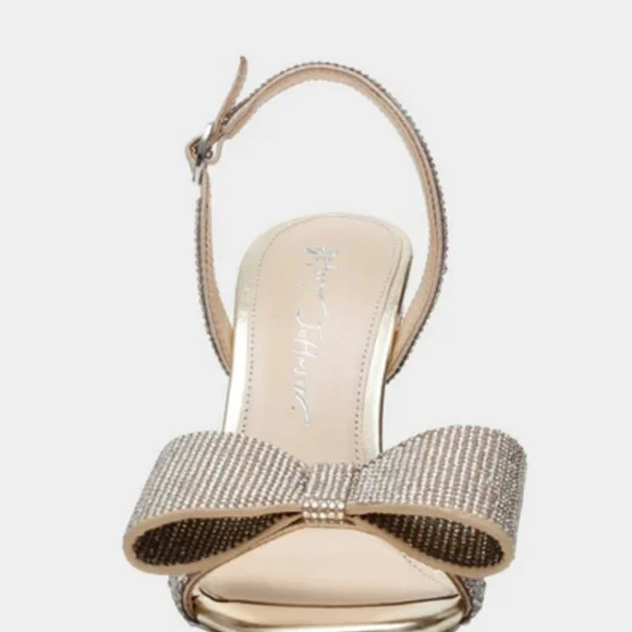 Betsey Johnson Joel Light Gold size 9.5 - Picture 5 of 10